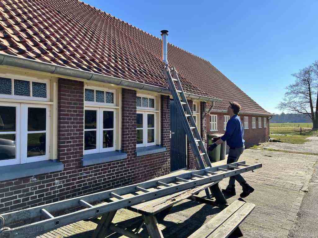 Schoorsteenvegen Nederland boerderij